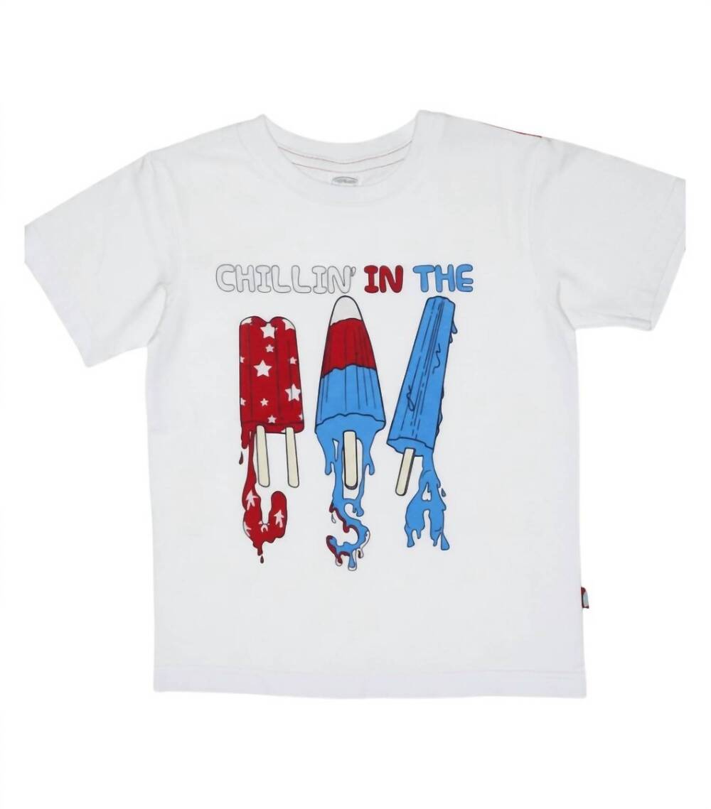 NEW CITY THREADS kids usa popsicle tee in white